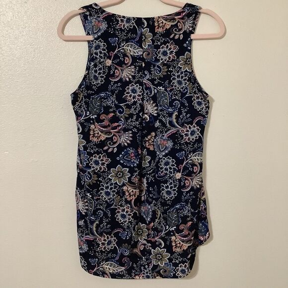 Ro & De Nordstrom Boho Hippie Paisley Asymmetrical Hem Blouse Size Small - Picture 5 of 11